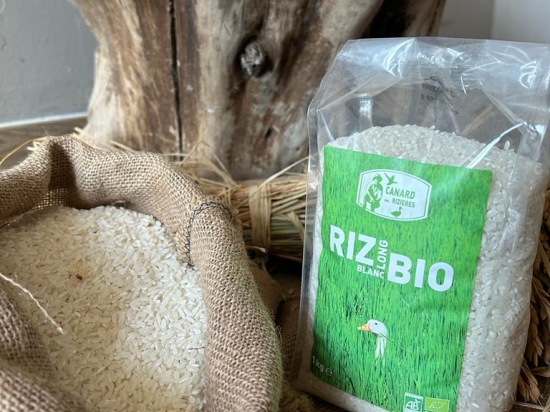 Riz Long Blanc Bio Camarguais Canard des rizières
